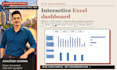 create an interactive excel dashboard with charts and slicers