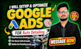 setup and optimize google ads for auto detailing business to get calls and leads