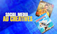 do social media ad creation, image ad, and ad design