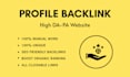 do provide 150 high qulity profile backlink