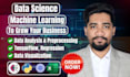 provide expert data science, machine learning, and ai solutions with python