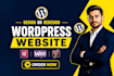 design or redesign wordpress website