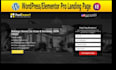 create responsive wordpress landing page, elementor