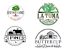 do minimal agriculture tree farm landscape solar and lawn care logo design