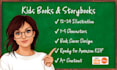 illustrate kids books and storybooks for amazon KDP