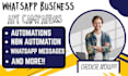 api whatsapp business send whatsapp bulk messages marketing sms campaign chatbot