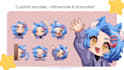 draw and animate custom emotes for streaming