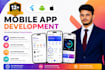 build a modern flutter mobile app for ios and android with best UI UX