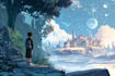 illustrate environments, landscapes, board game, concept art