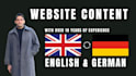 write professional website content that engages and converts