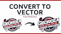 do vector tracing or convert to vector quickly