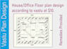 design you a best  floor plan according to vastu