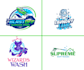 make professional cleaning, pressure washing and power washing logo design