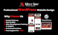 design a professional wordpress website or web design