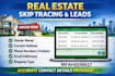 provide skip tracing for real estate business