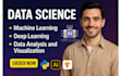 do data analytics, machine learning, deep learning, data science python projects