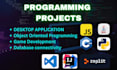 do java programming, projects, debugging and oop tasks