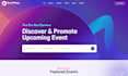 event ticket booking website photography membership website ecommerce website