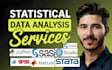 do statistical data analysis, spss data analysis, stata, r, nvivo, sas, matlab