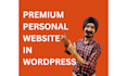 create premium personal website
