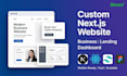 build custom next js static site, next js dynamic site SEO, react single page