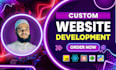 do custom website by react js node js as full stack developer, backend developer