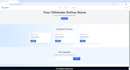create a stunning landing page with light and dark mode toggle
