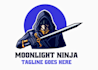 design super assassin logo with satisfaction guaranteed