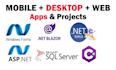 design maui app, desktop, winforms app, xaml app, asp dotnet core app, blazor