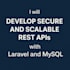 develop secure laravel rest apis