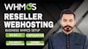 install whmcs on your vps and setup your reseller webhosting