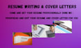 do your resume and cover letter