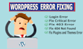 fix wordpress errors and fix wordpress bugs