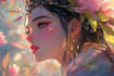 create a awesome anime background and environment art, game art