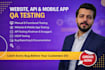 do end to end sqa testing for web and app platforms