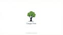 do clean tree silhouette mascot logo design