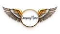 do elegant eagle wings mascot logo design