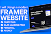 design a responsive framer website for portfolio, saas, personal or agency