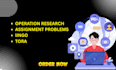 solve operation research and linear programming problem with python,excel,lingo