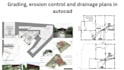 make grading, erosion control and drainage plans in autocad