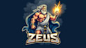make unique zeus thunder muscle logo with express delivery