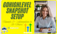 german gohighlevel snapshot funnels, CRM, automation fast, click through rate