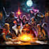draw your dnd group party illustration