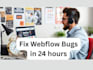 fix webflow website in 24 hours
