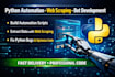 build python automation scripts, web scrapers, and bots