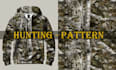 create a hunting seamless camouflage pattern
