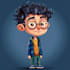 design a 2d cartoon character