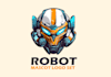 design high quality robot logo with free source files