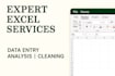 clean, format, merge, split excel data