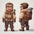 make 2d game character design and animation
